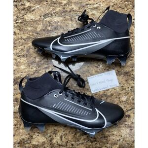 Men Size 8.5 Nike‎ Vapor Edge Pro 360 2 Black White Football Cleats DA5456-010